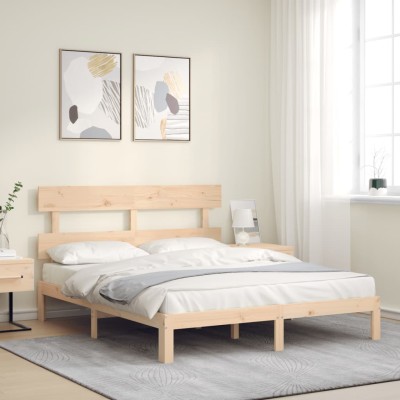 Bed frame with headboard,...