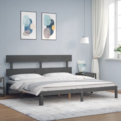 Bed frame with headboard,...