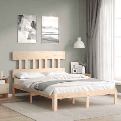 Bed frame without mattress,...