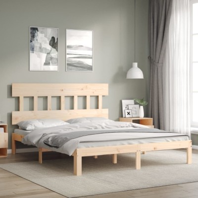 Bed frame with headboard,...