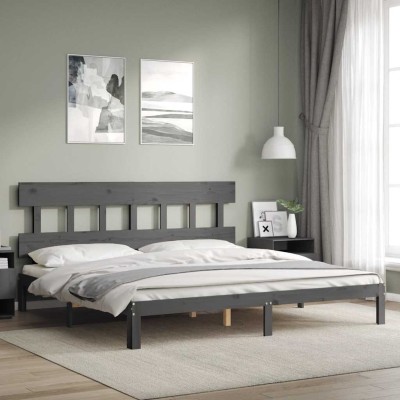 Bed frame with headboard,...