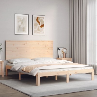 Bed frame with headboard,...