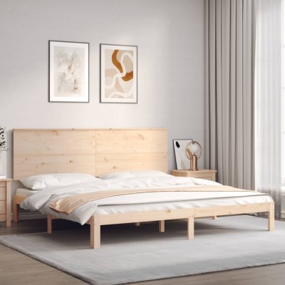 Bed frame without mattress,...