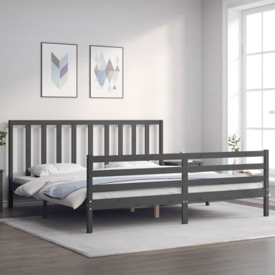 Bed frame with headboard,...