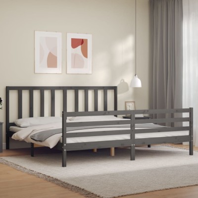 Bed frame with headboard,...