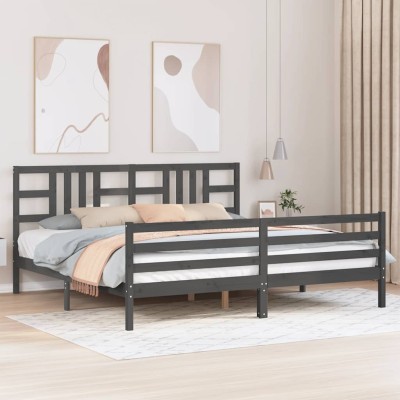 Bed frame with headboard,...