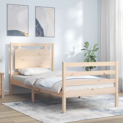 Bed frame with headboard,...