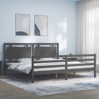 Bed frame with headboard,...