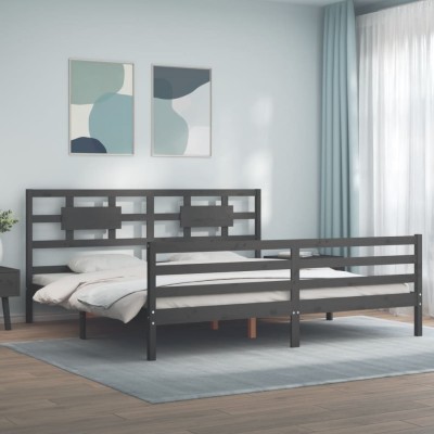 Bed frame with headboard,...
