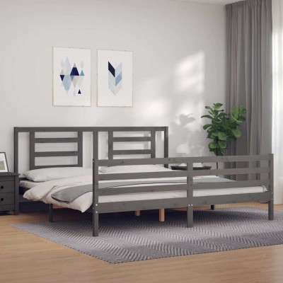 Bed frame with headboard,...