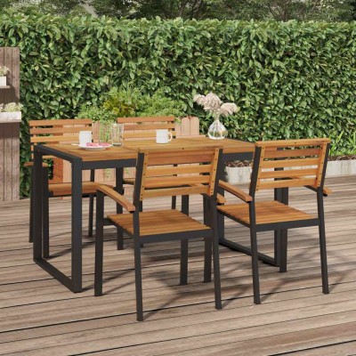 Garden table with U-shaped...