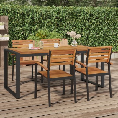 Garden table with U-shaped...
