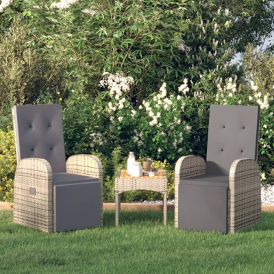 Reclining garden chairs...