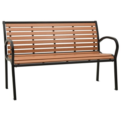 Garden bench, black and...