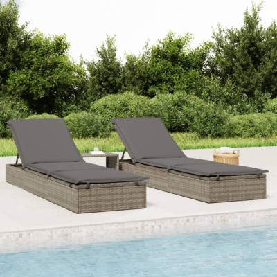 Sun lounger with table, 1...