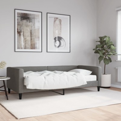 Bed with mattress, dark...