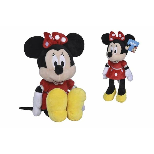 Pūkaina Rotaļlieta Minnie Mouse 35 cm Sarkans