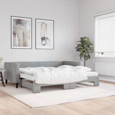 Bed with pull-out...