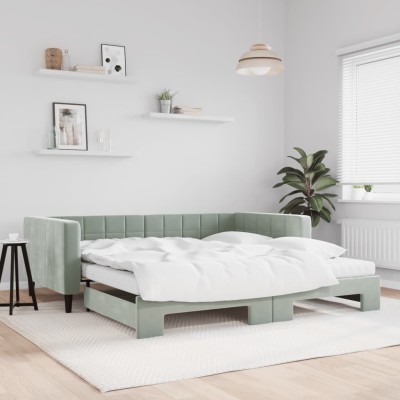 Bed with pull-out...