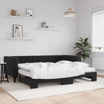 Bed with pull-out...