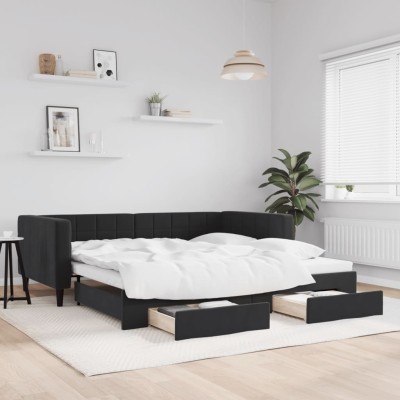 Bed with pull-out...