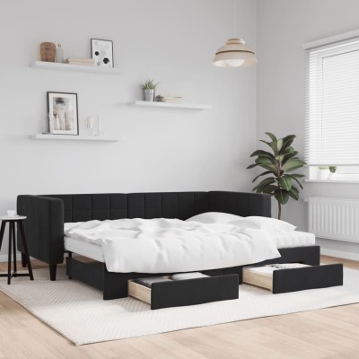 Bed with pull-out...