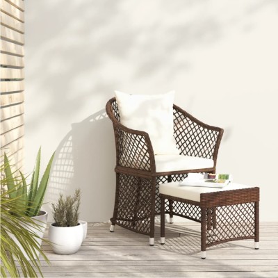 Garden set with cushions, 2...