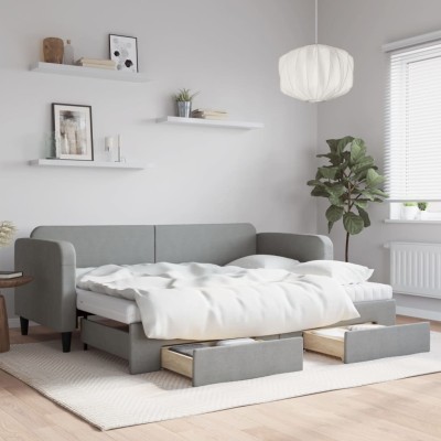 Bed with pull-out...