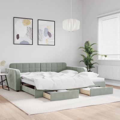 Bed with pull-out...