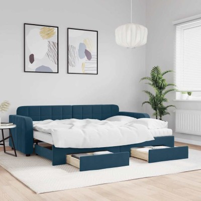 Bed with pull-out...