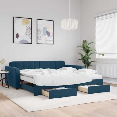 Pull-out bed with drawers,...