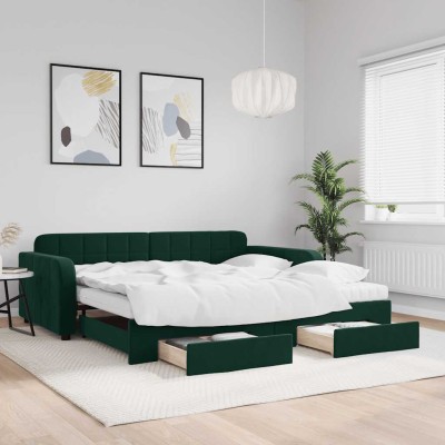 Bed with pull-out...