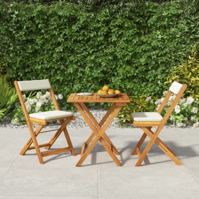 Bistro set with cushions, 3...