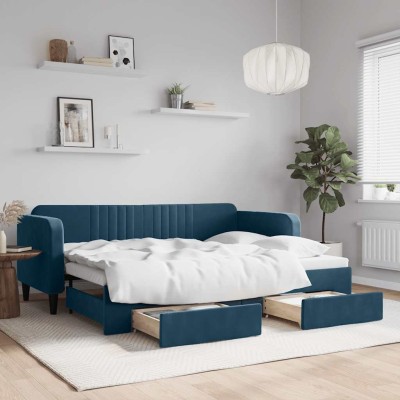 Bed with pull-out...