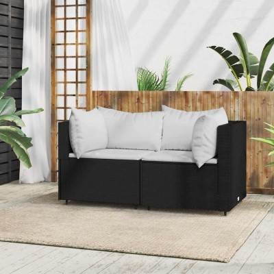 Corner sofas with cushions,...