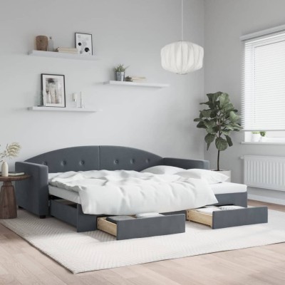Bed with pull-out...