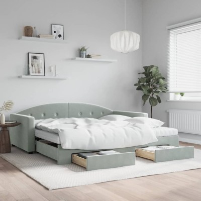 Bed with pull-out...