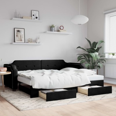 Bed with pull-out...