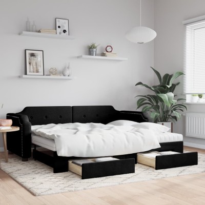 Bed with pull-out...