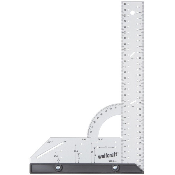 Set square Wolfcraft 5206000 Steel (280 x 500 mm)