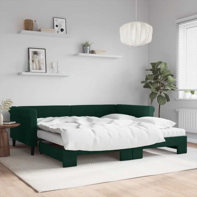 Bed with pull-out...
