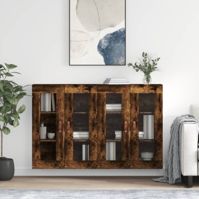 Cabinets mounted on the...