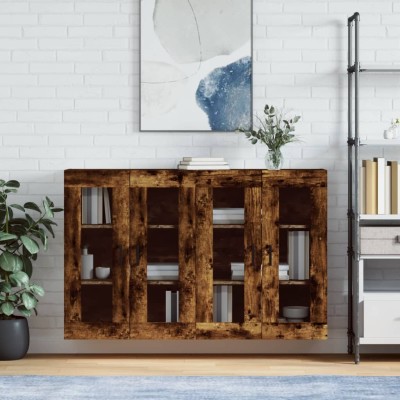 Cabinets mounted on the...