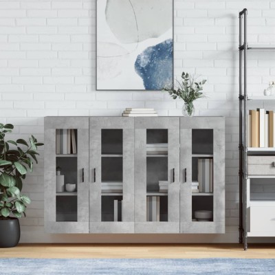 Cabinets mounted on the...