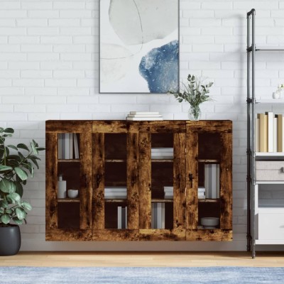Cabinets mounted on the...