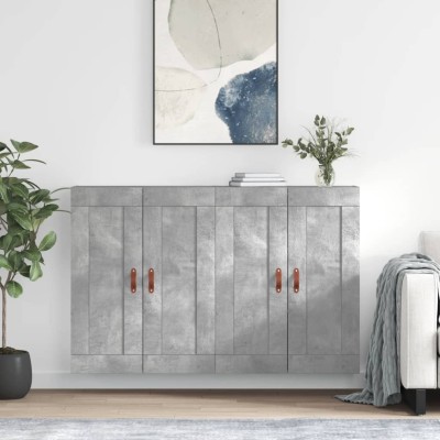 Cabinets mounted on the...