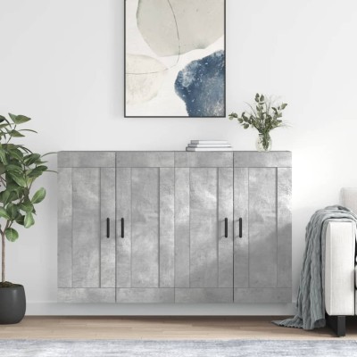 Cabinets mounted on the...
