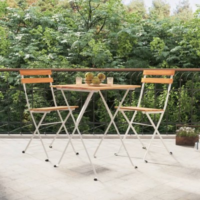 Folding bistro set, 3...