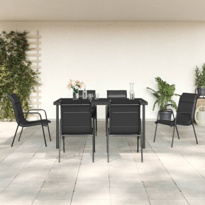 Garden dining set, 7...