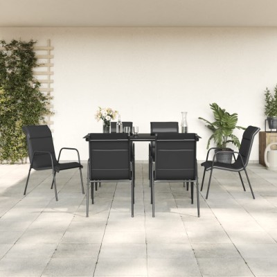 Garden dining set, 7...